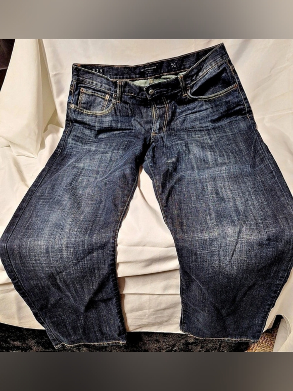 Lucky Brand 329 Classic Straight Jeans Men's Waist 3 Blue